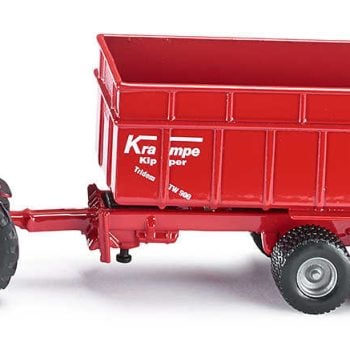 Siku traktor Massey Ferguson 8480 + prikolica Krampe