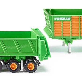 SIKU traktor Deutz-Fahr + set Joskin prikolica