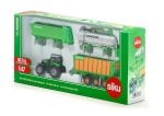 SIKU traktor Deutz-Fahr + set Joskin prikolica