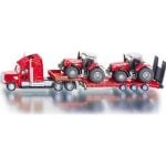 SIKU KAMION SA PRIKOLICOM + 2 TRAKTORA MASSEY FERGUSON
