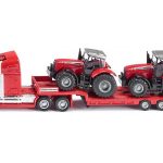 SIKU KAMION SA PRIKOLICOM + 2 TRAKTORA MASSEY FERGUSON