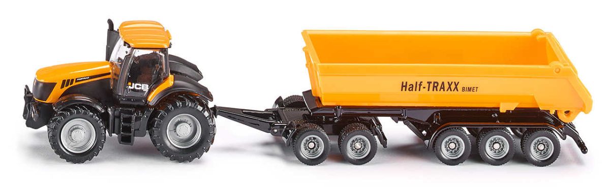 Siku traktor JCB 8250 + prikolica 1 Siku traktor JCB 8250 + prikolica