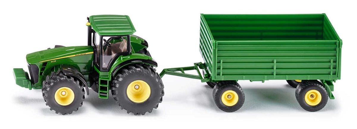 Siku traktor John Deere 8430 + prikolica 1 Siku traktor John Deere 8430 + prikolica