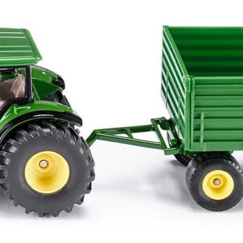Siku traktor John Deere 8430 + prikolica
