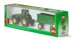 Siku traktor John Deere 8430 + prikolica