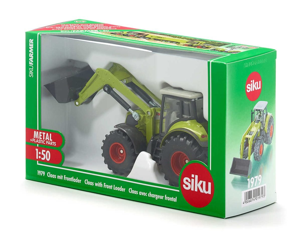 Siku traktor Claas Axion + utovarivač 6 Siku traktor Claas Axion + utovarivač