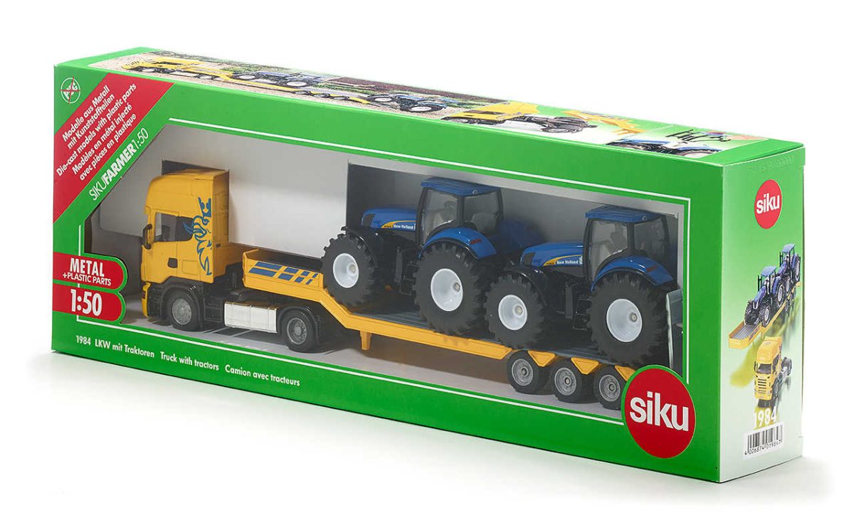 Siku kamion sa labudicom + 2 traktora New Holland 2 Siku kamion sa labudicom + 2 traktora New Holland