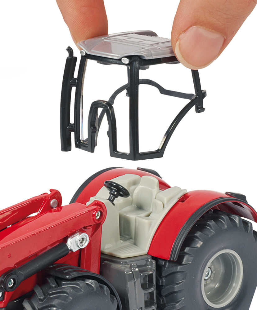 Siku traktor Massey Ferguson + utovarivač 2 Siku traktor Massey Ferguson + utovarivač