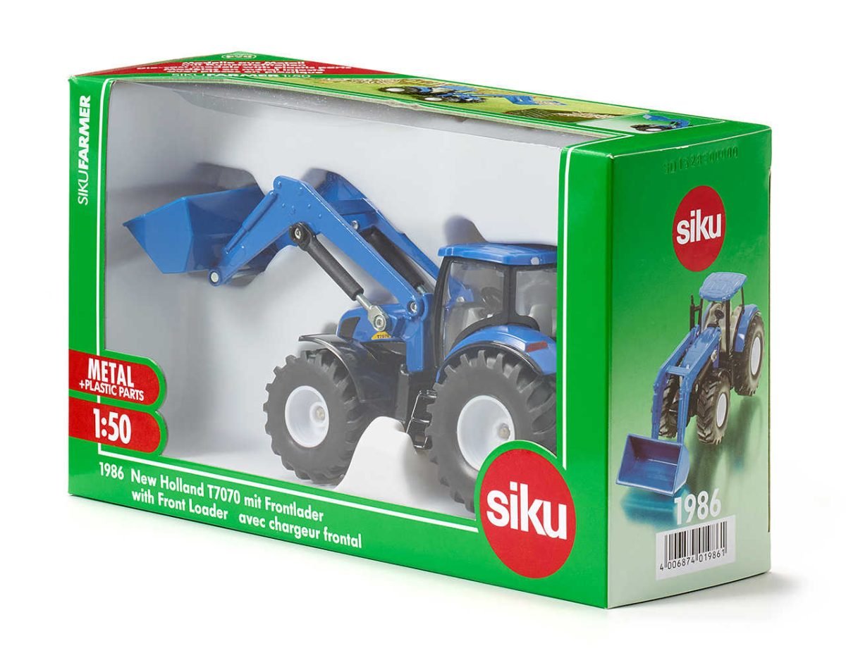 Siku traktor New Holland T7070 + utovarivač 5 Siku traktor New Holland T7070 + utovarivač