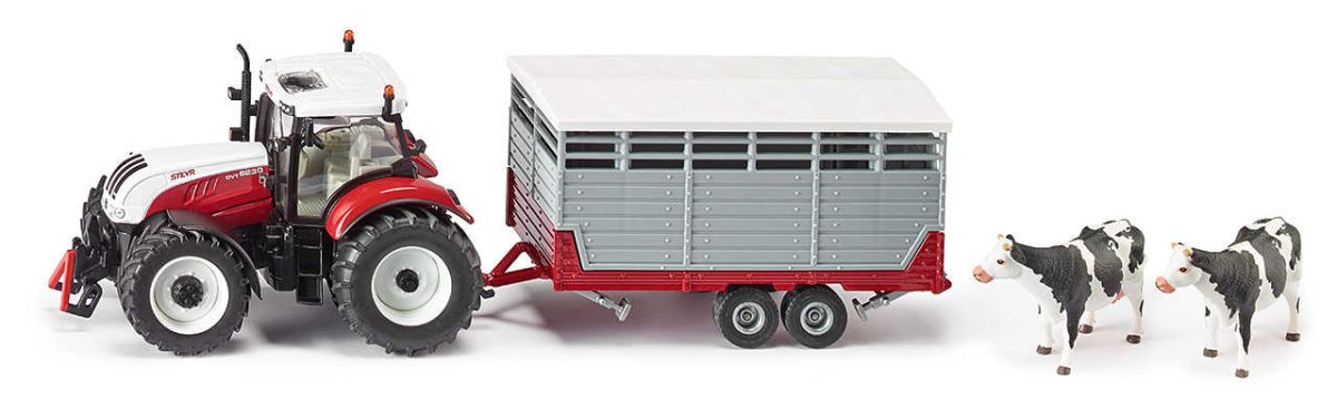 SIKU TRAKTOR STEYR CVT 6230 SA PRIKOLICOM ZA TRANSPORT STOKE230 1 SIKU TRAKTOR STEYR CVT 6230 SA PRIKOLICOM ZA TRANSPORT STOKE230