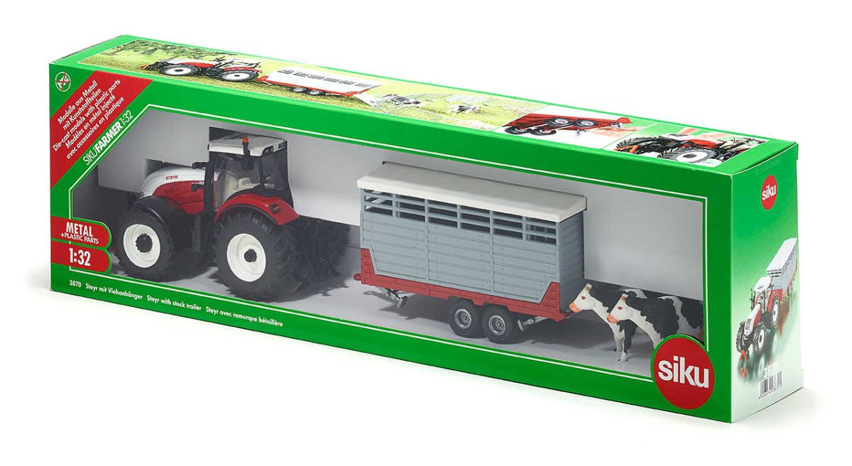 SIKU TRAKTOR STEYR CVT 6230 SA PRIKOLICOM ZA TRANSPORT STOKE230 5 SIKU TRAKTOR STEYR CVT 6230 SA PRIKOLICOM ZA TRANSPORT STOKE230