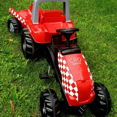 Agrotoys CRO EDITION traktor na pedale sa prikolicom