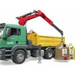 Bruder MAN TGS kamion s 3 spremnika za recikliranje stakla