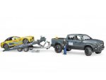 Bruder RAM Power Wagon i Roadster Bruder Racing Team