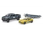 Bruder RAM Power Wagon i Roadster Bruder Racing Team