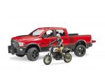 Bruder RAM auto i Ducati motor s figuricom