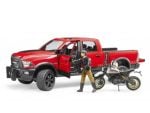 Bruder RAM auto i Ducati motor s figuricom
