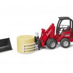 Bruder Schäffer Kompaktni utovarivač s hvataljkom i balom