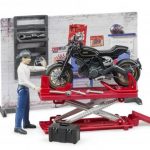 Bruder Servis za motocikle s figurom i Ducati Scrambler motorom