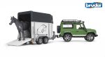 Bruder auto Land Rover + prikolica za konje