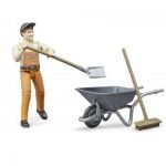 Bruder farmer narandžasti kombinezon set