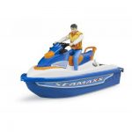 Bruder gliser i vozač sa sigurnosnim prslukom