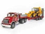 Bruder kamion Mack Granite + JCB 4CX