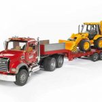 Bruder kamion Mack Granite + JCB 4CX