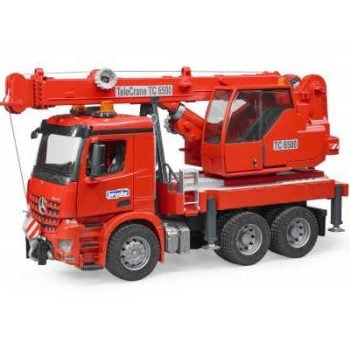 Bruder kamion Mercedes Benz Arocs + kran