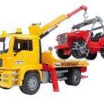 Bruder kamion Man sa kranom (pauk) + auto