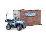 Bruder policijski set stanica s Quad policijskim vozilom i 2 figure