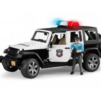 Bruder policijski auto Jeep Wrangler + policajac