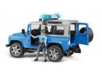 Bruder policijski auto Land Rover plavi + policajac