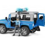 Bruder policijski auto Land Rover plavi + policajac
