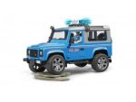 Bruder policijski auto Land Rover plavi + policajac