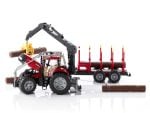 Bruder traktor Case IH Puma CVX 230 šumski + prikolica za trupce