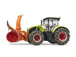 Bruder traktor Claas Axion 950 sa lancima za snijeg i čistačem snijega