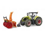 Bruder traktor Claas Axion 950 sa lancima za snijeg i čistačem snijega