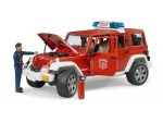 Bruder vatrogasni auto Jeep Wrangler i figurica vatrogasac - BR02528