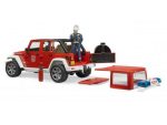 Bruder vatrogasni auto Jeep Wrangler i figurica vatrogasac - BR02528