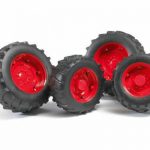 Bruder dodatni kotači crveni za seriju 2000