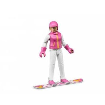 Bruder figurica žena sa snowboardom