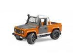Bruder auto Land Rover narandžasti pick up