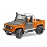 Bruder auto Land Rover narandžasti pick up