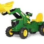 Rolly Toys Farmtrac John Deere 6210R na pedale sa utovarivačem i gumenim kotačima