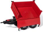 Rolly Toys Mega Trailer crvena prikolica s dvije osovine