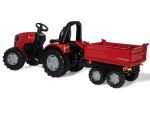 Rolly Toys Mega Trailer crvena prikolica s dvije osovine