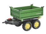 Rolly Toys prikolica Mega zelena sa žutim kotačima