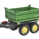 Rolly Toys prikolica Mega zelena sa žutim kotačima