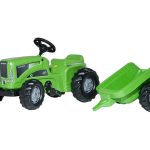 Rolly Toys traktor na pedale Futura zeleni + prikolica